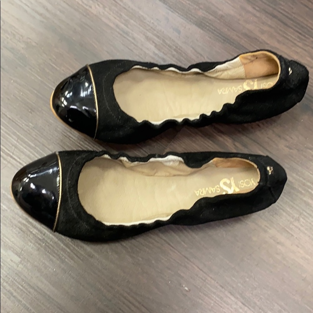 Yosi Samra Marni Flexible rounded toe flats